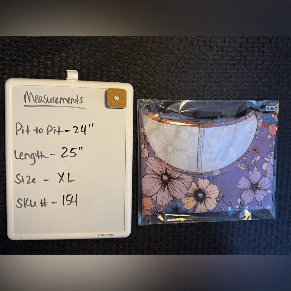 CLEARANCE ITEM!!
SHEIN Floral Print Blouse - Purple, Blue, and Brown - Picture 6 of 6